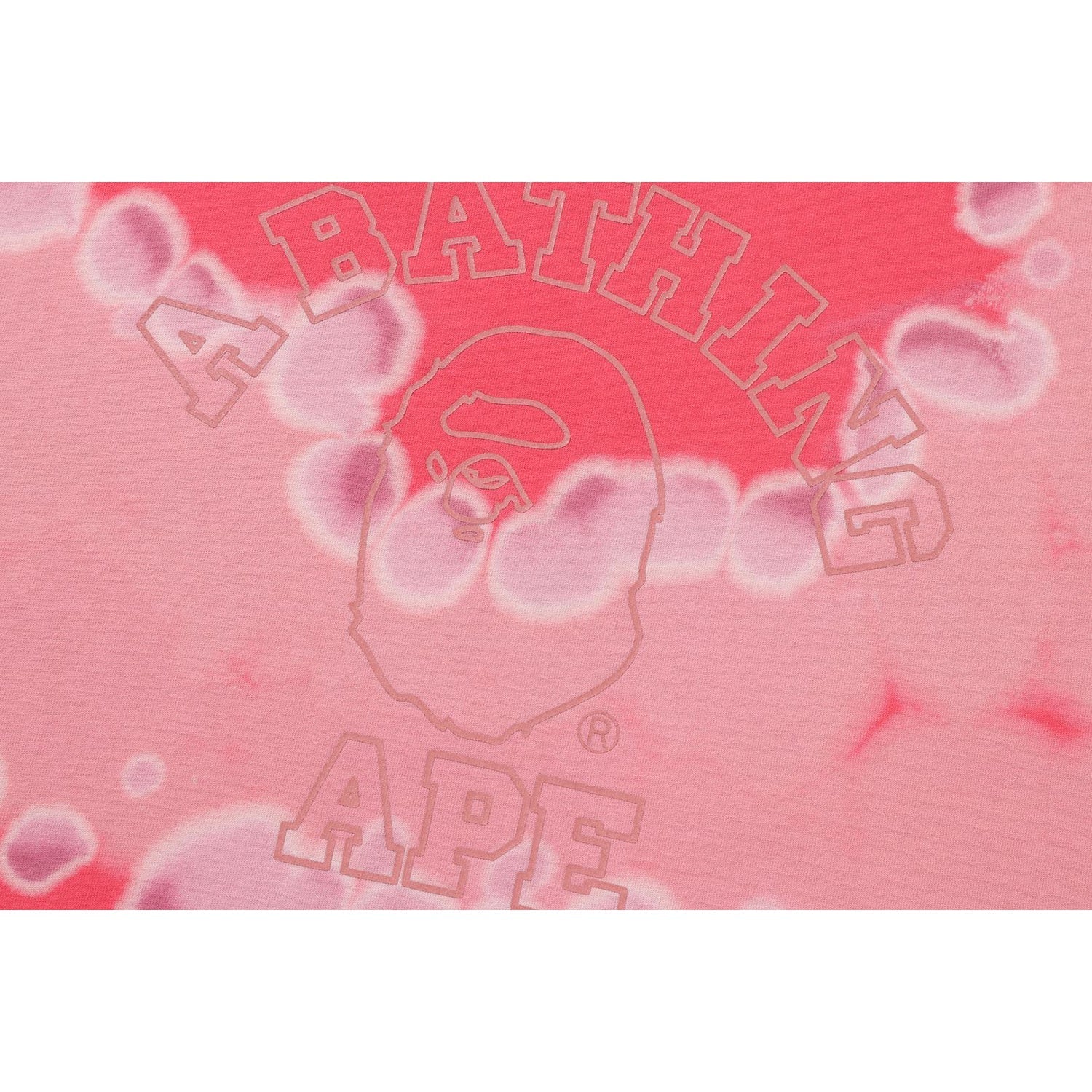 BAPE HAND DYE COLLEGE RELAXED FIT TEE MENS