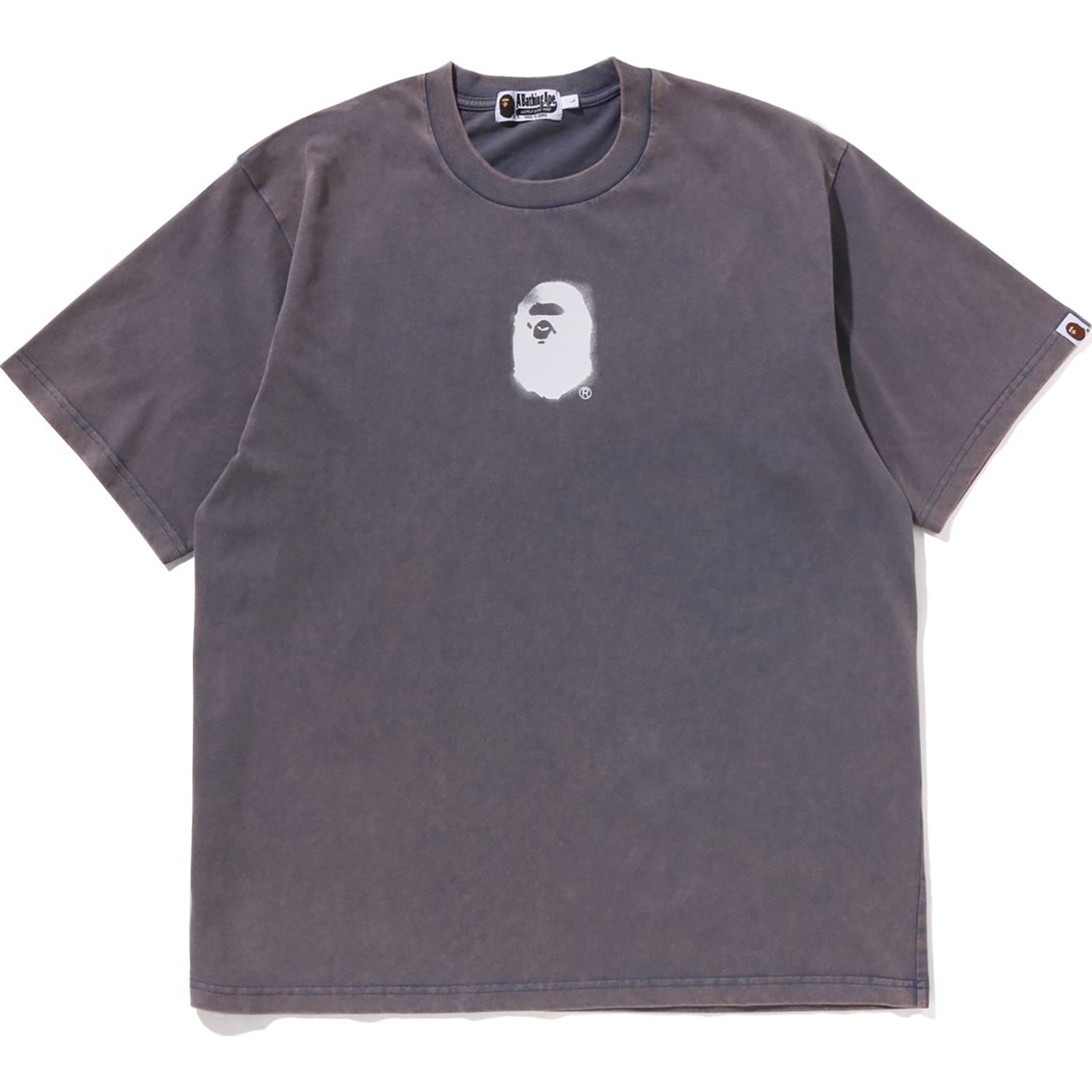 BAPE PIGMENT PRINT APE HEAD RELAXED FIT TEE MENS
