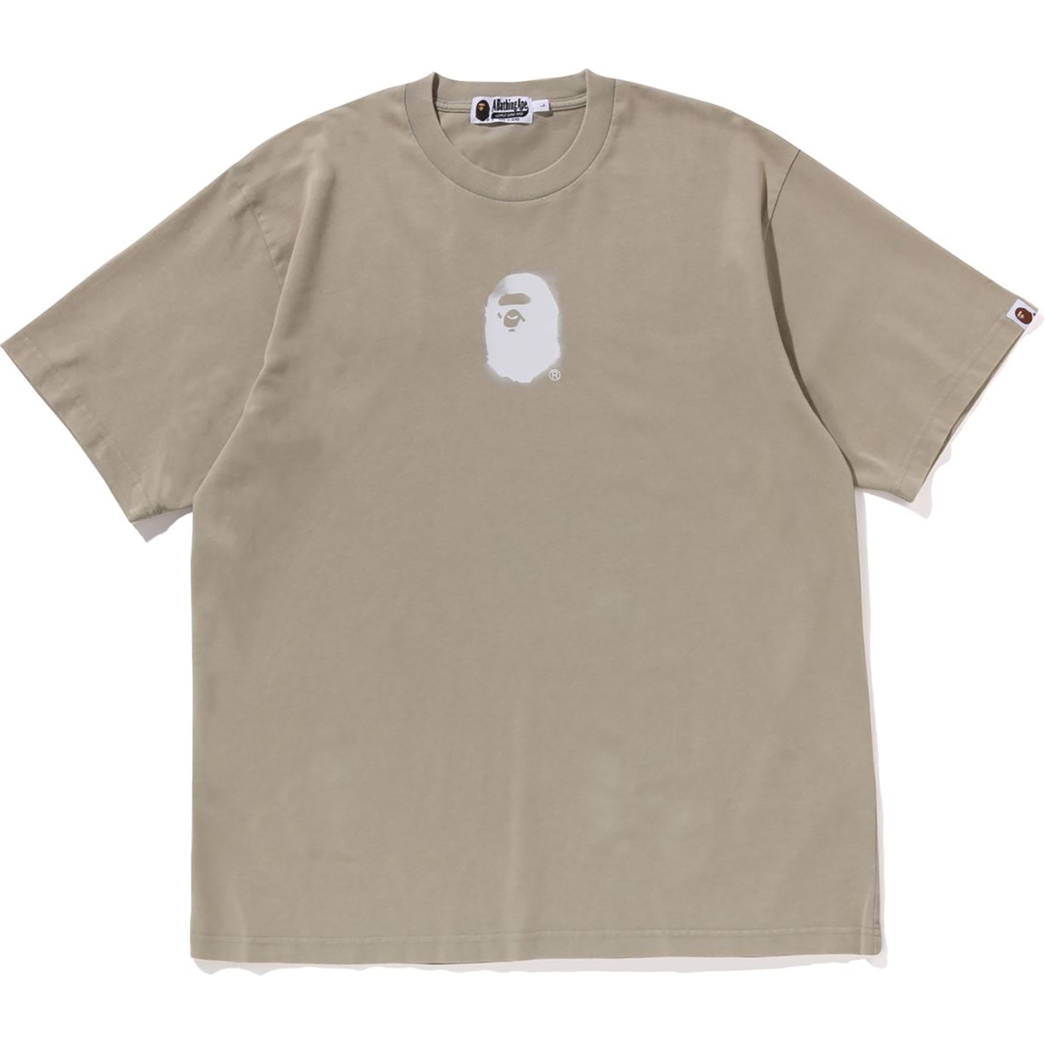 BAPE PIGMENT PRINT APE HEAD RELAXED FIT TEE MENS