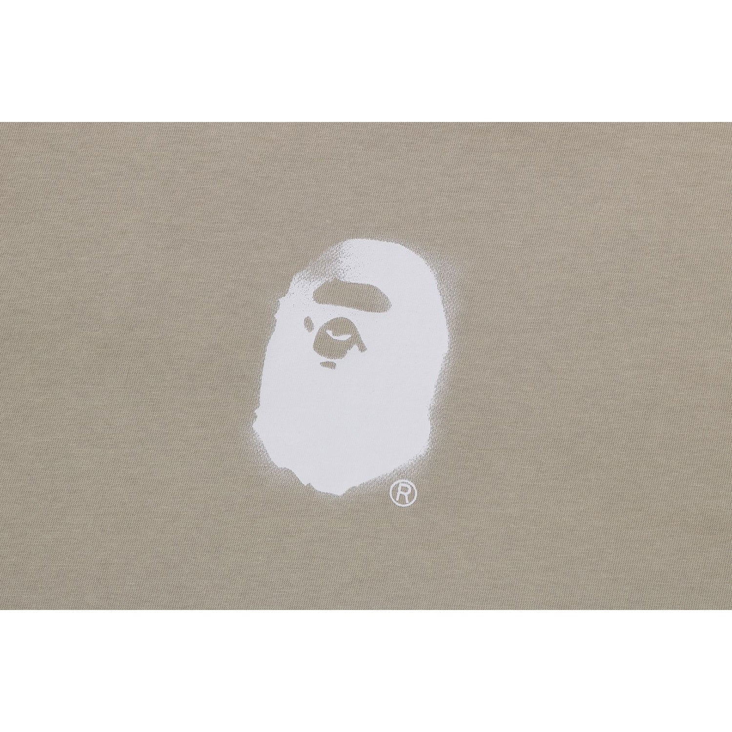 BAPE PIGMENT PRINT APE HEAD RELAXED FIT TEE MENS