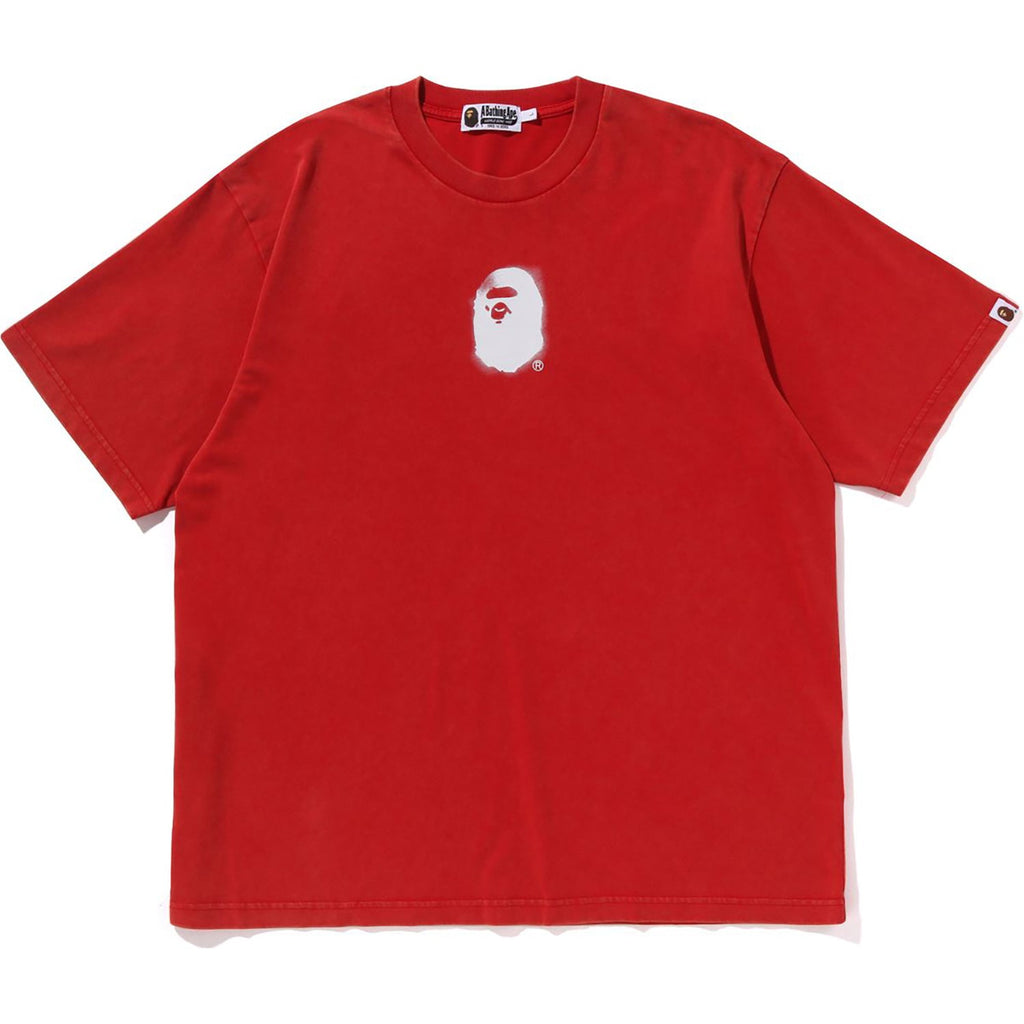 BAPE PIGMENT PRINT APE HEAD RELAXED FIT TEE MENS