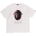 BAPE GARMENT DYE RHINESTONE APE HEAD RELAXED FIT TEE MENS