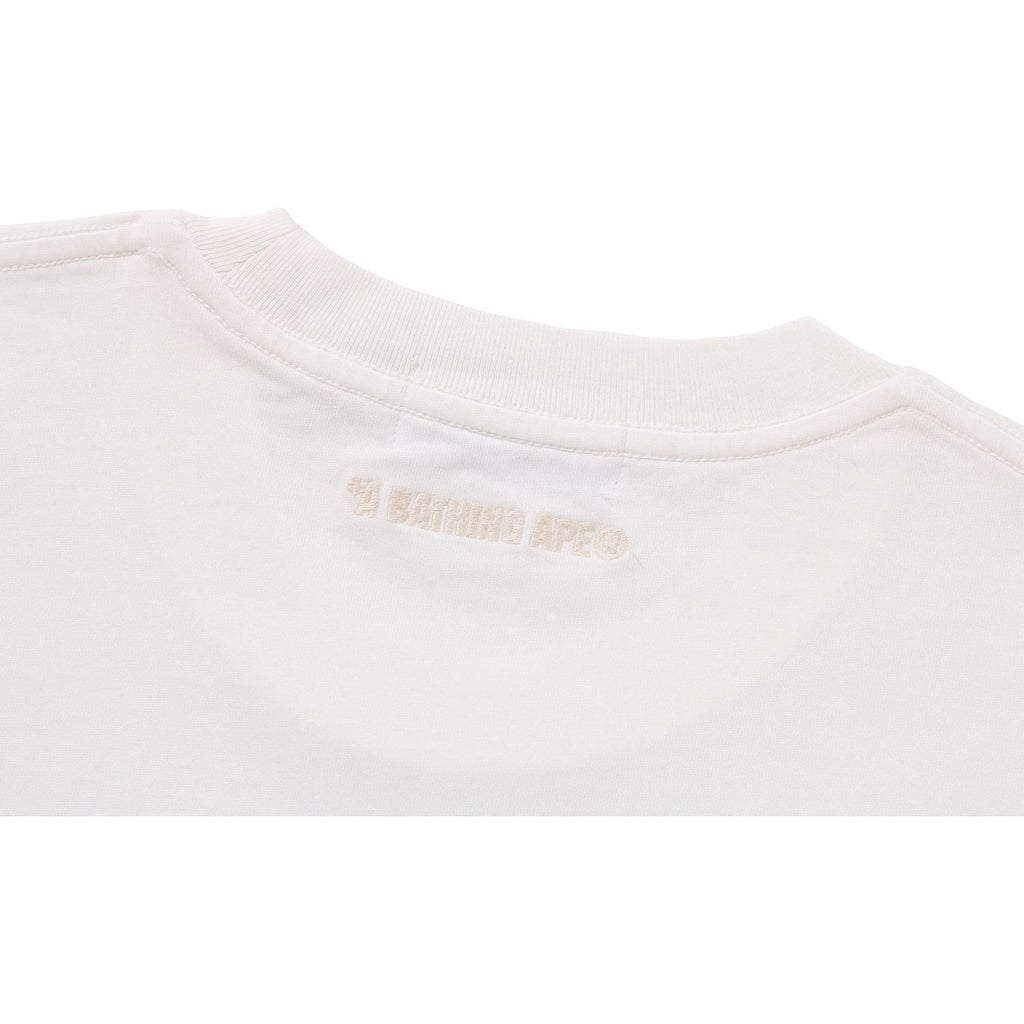 BAPE GARMENT DYE RHINESTONE APE HEAD RELAXED FIT TEE MENS