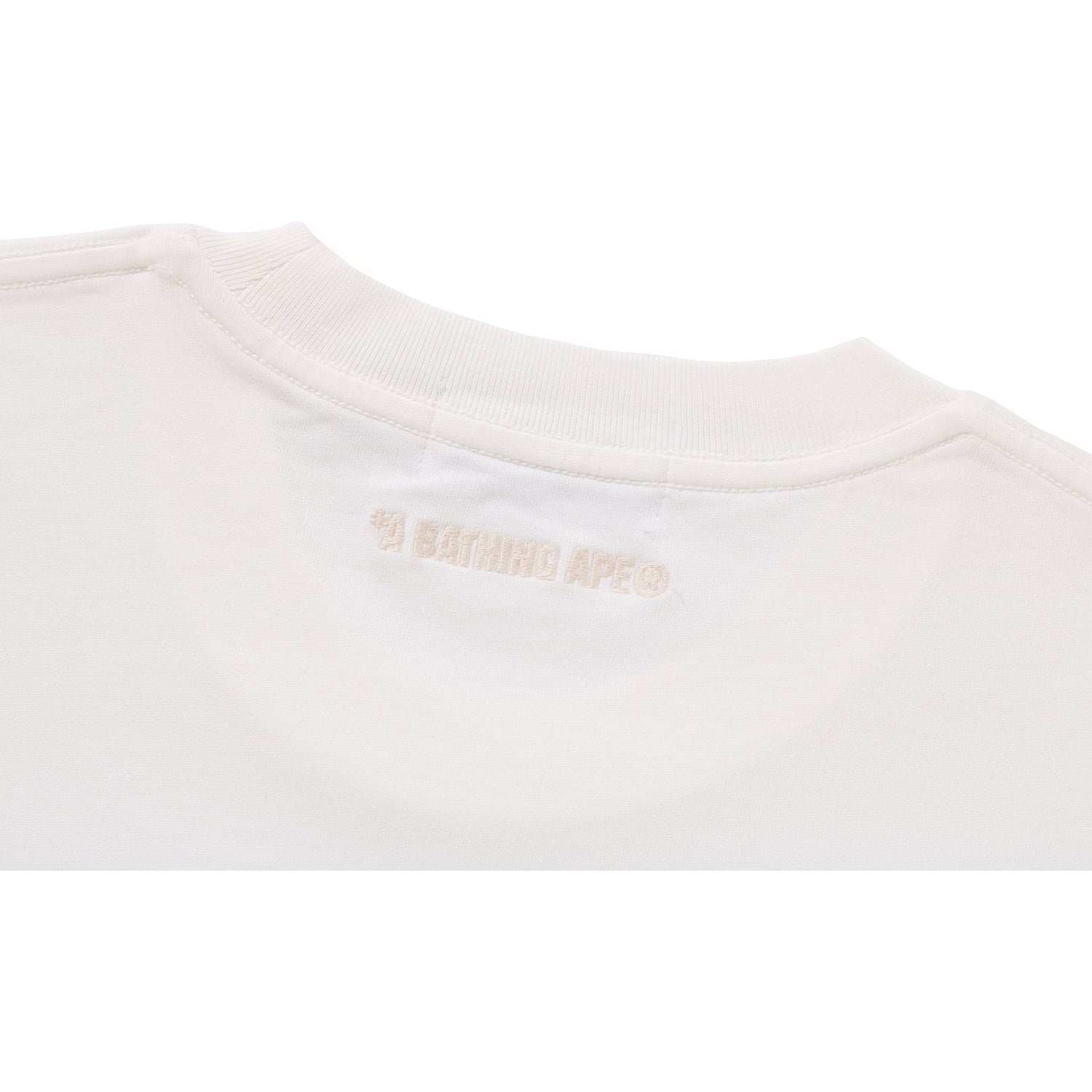 BAPE GARMENT DYE RHINESTONE APE HEAD RELAXED FIT TEE MENS