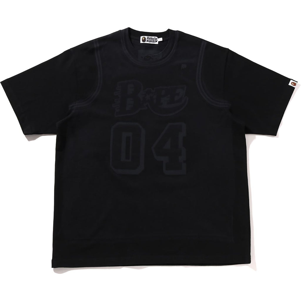 BAPE FAKE PRINT RELAXED FIT TEE MENS