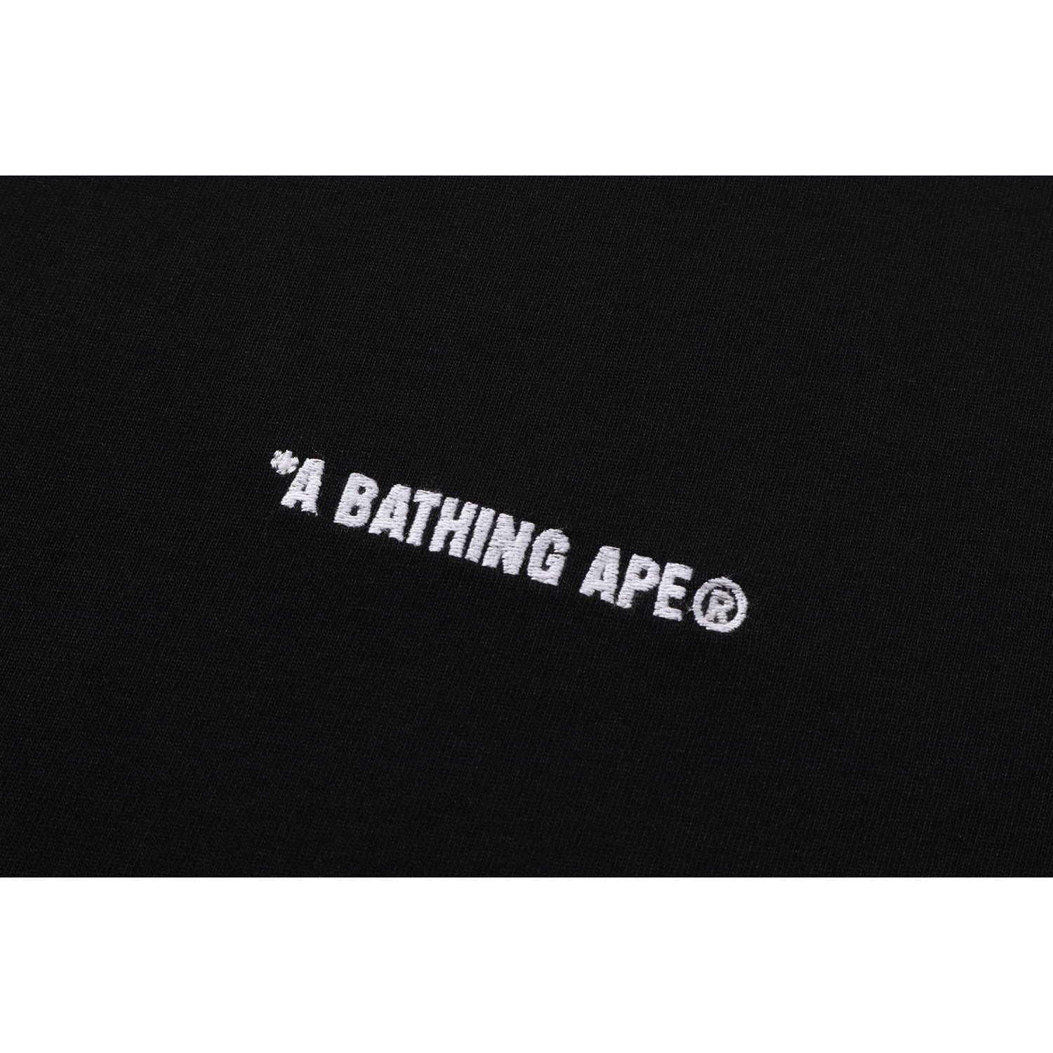 BAPE 1ST CAMO HEAVY WASHED BLOCKING RELAXED FIT TEE MENS