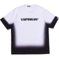 BAPE SPRAY PRINT BATHING APE LOGO RELAXED FIT TEE MENS