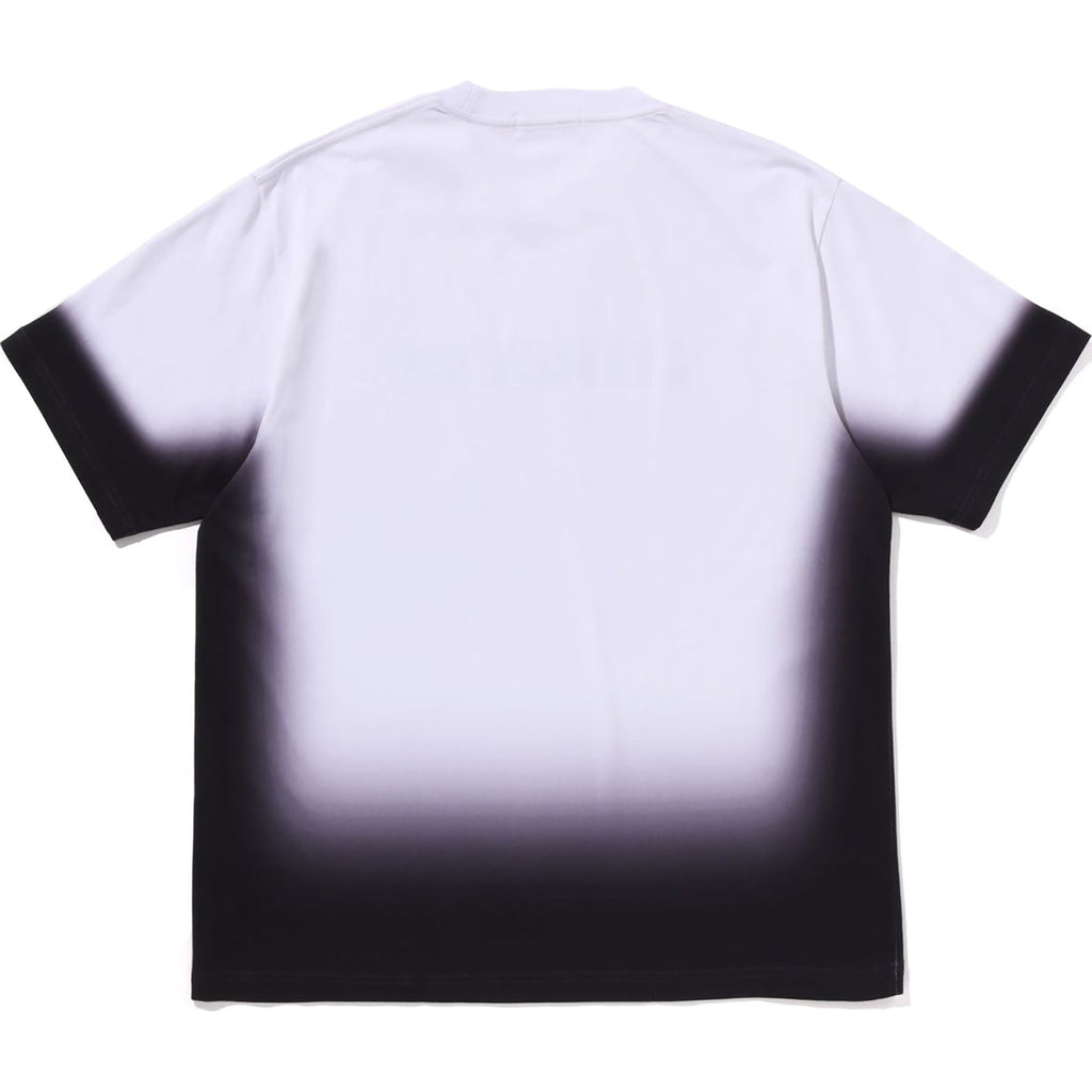 BAPE SPRAY PRINT BATHING APE LOGO RELAXED FIT TEE MENS