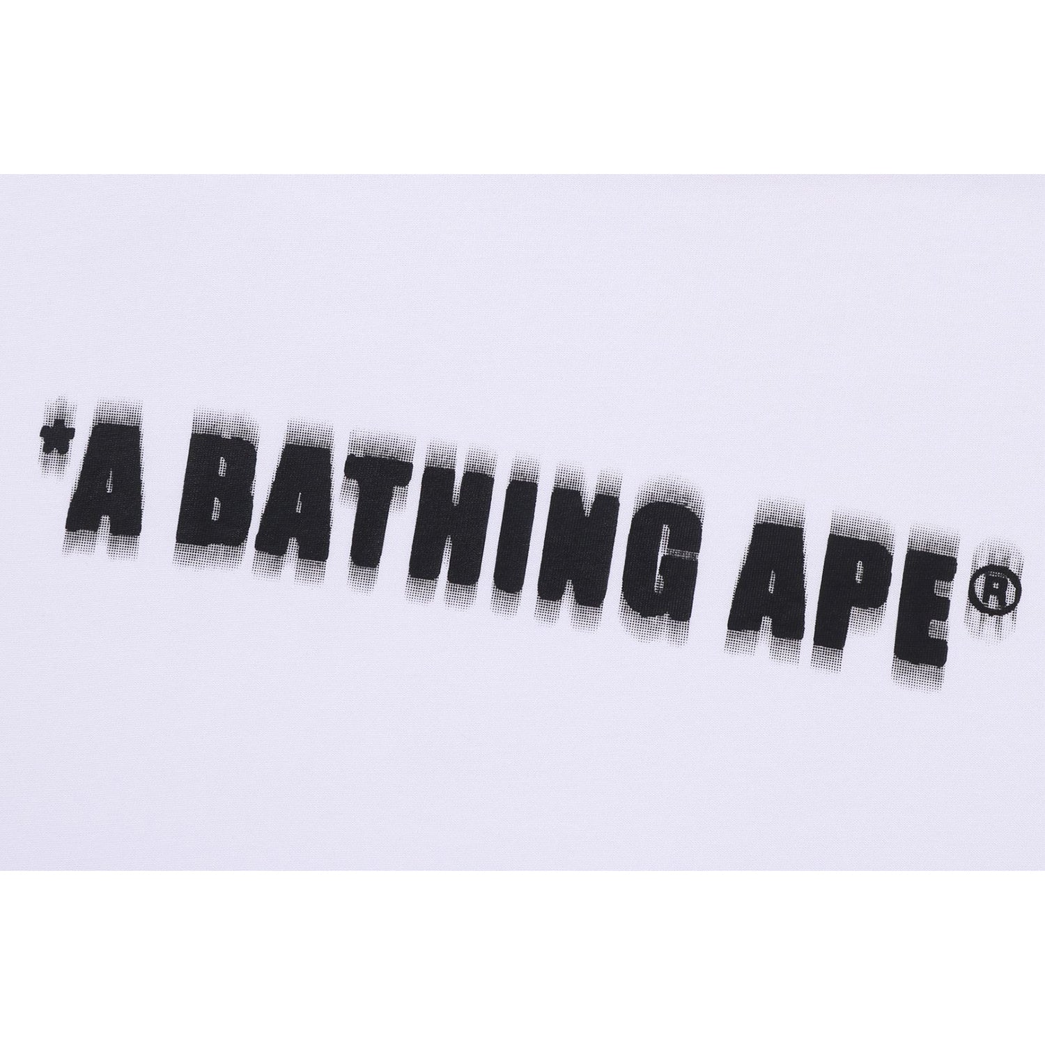 BAPE SPRAY PRINT BATHING APE LOGO RELAXED FIT TEE MENS