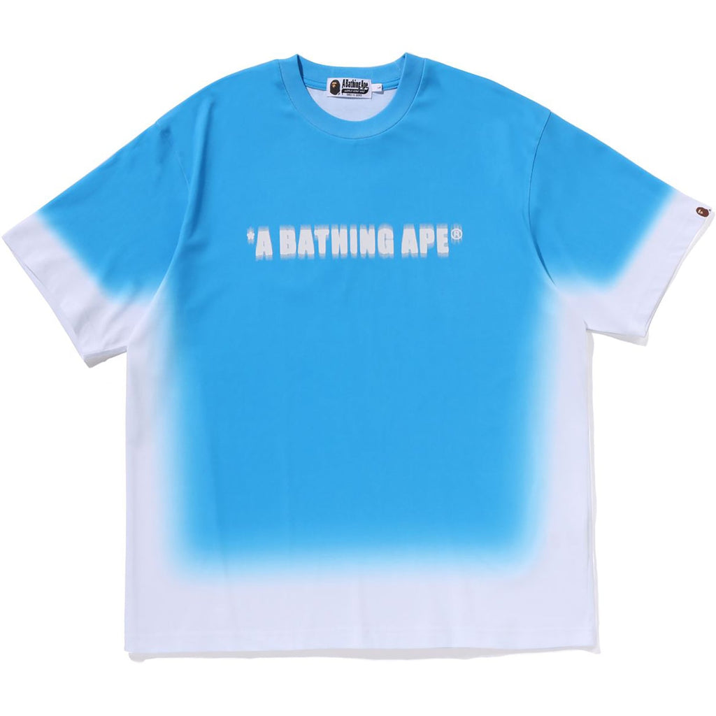 BAPE SPRAY PRINT BATHING APE LOGO RELAXED FIT TEE MENS