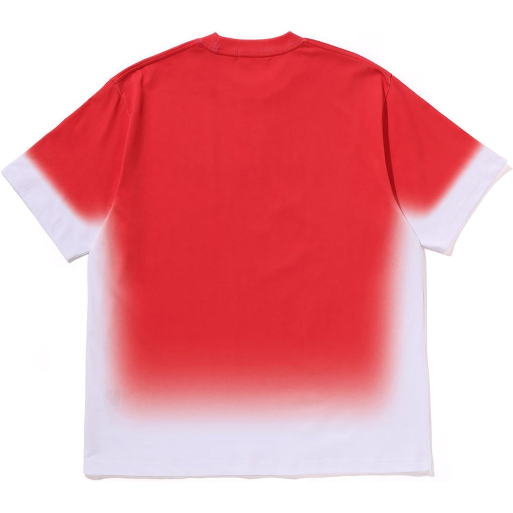 BAPE SPRAY PRINT BATHING APE LOGO RELAXED FIT TEE MENS