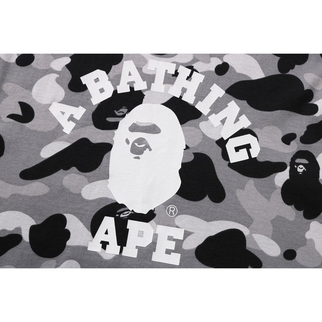 BAPE 1ST CAMO COLLEGE OVERSIZED TEE LADIES
