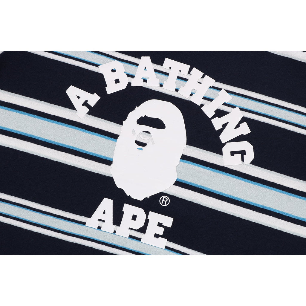 BAPE COLLEGE STRIPE TEE KIDS
