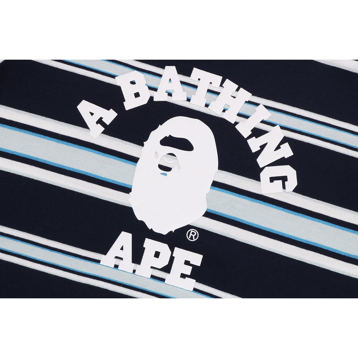BAPE COLLEGE STRIPE TEE KIDS