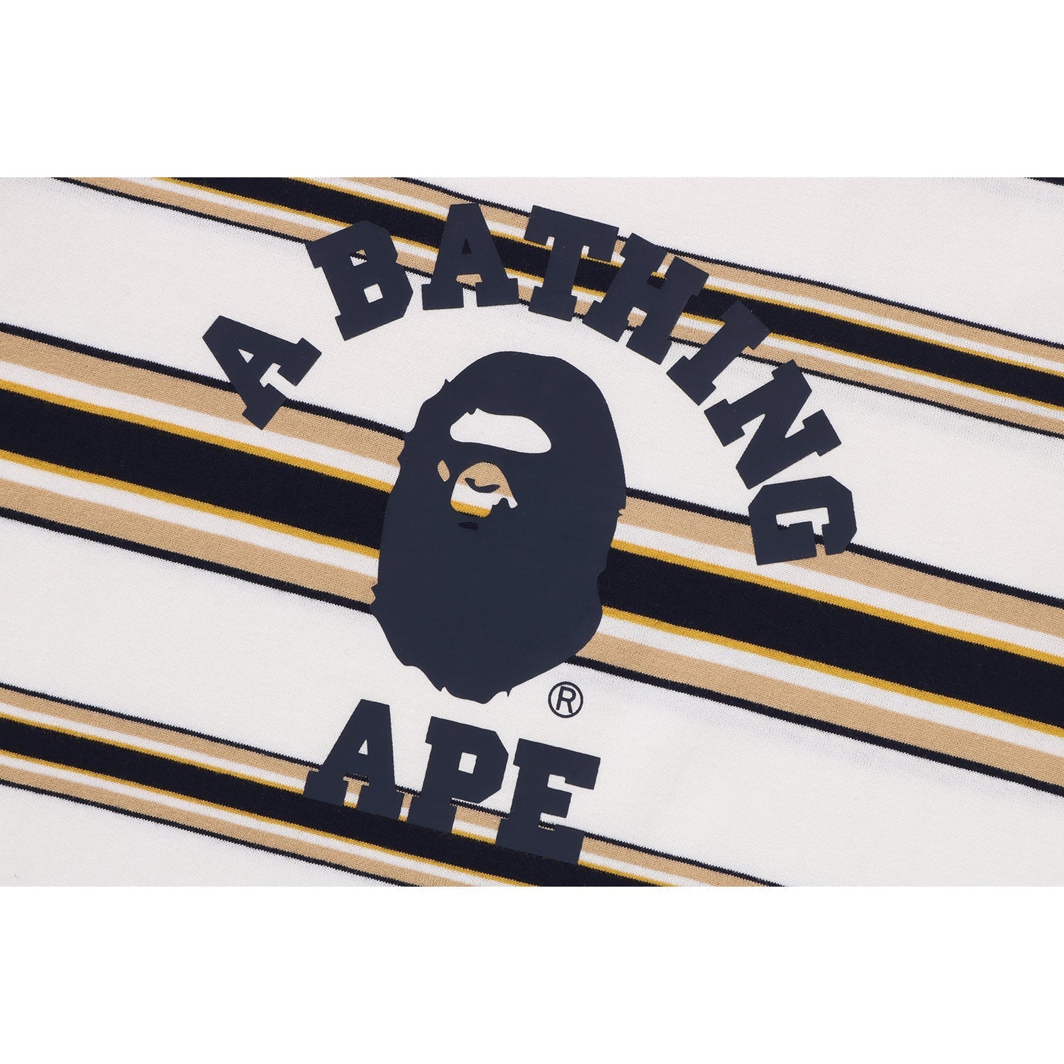 BAPE COLLEGE STRIPE TEE KIDS