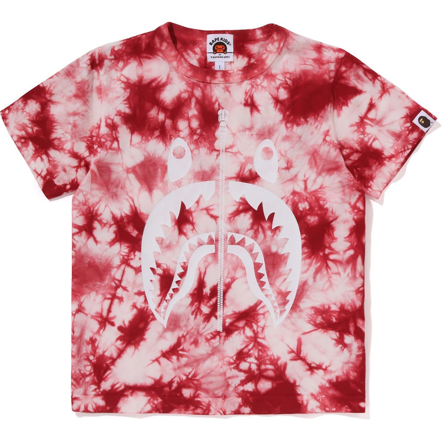 BAPE SHARK TIE DYE TEE KIDS