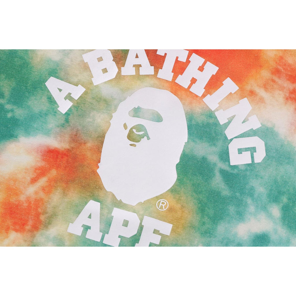 BAPE COLLEGE TIE DYE TEE KIDS