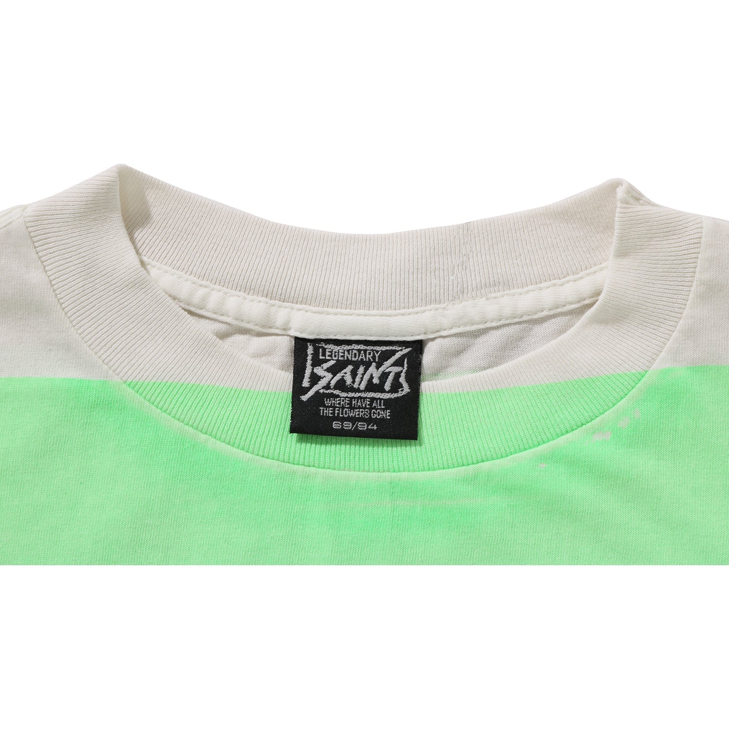 BAPE X SAINT MXXXXXX MAD FACE HANDPRINTING TEE MENS