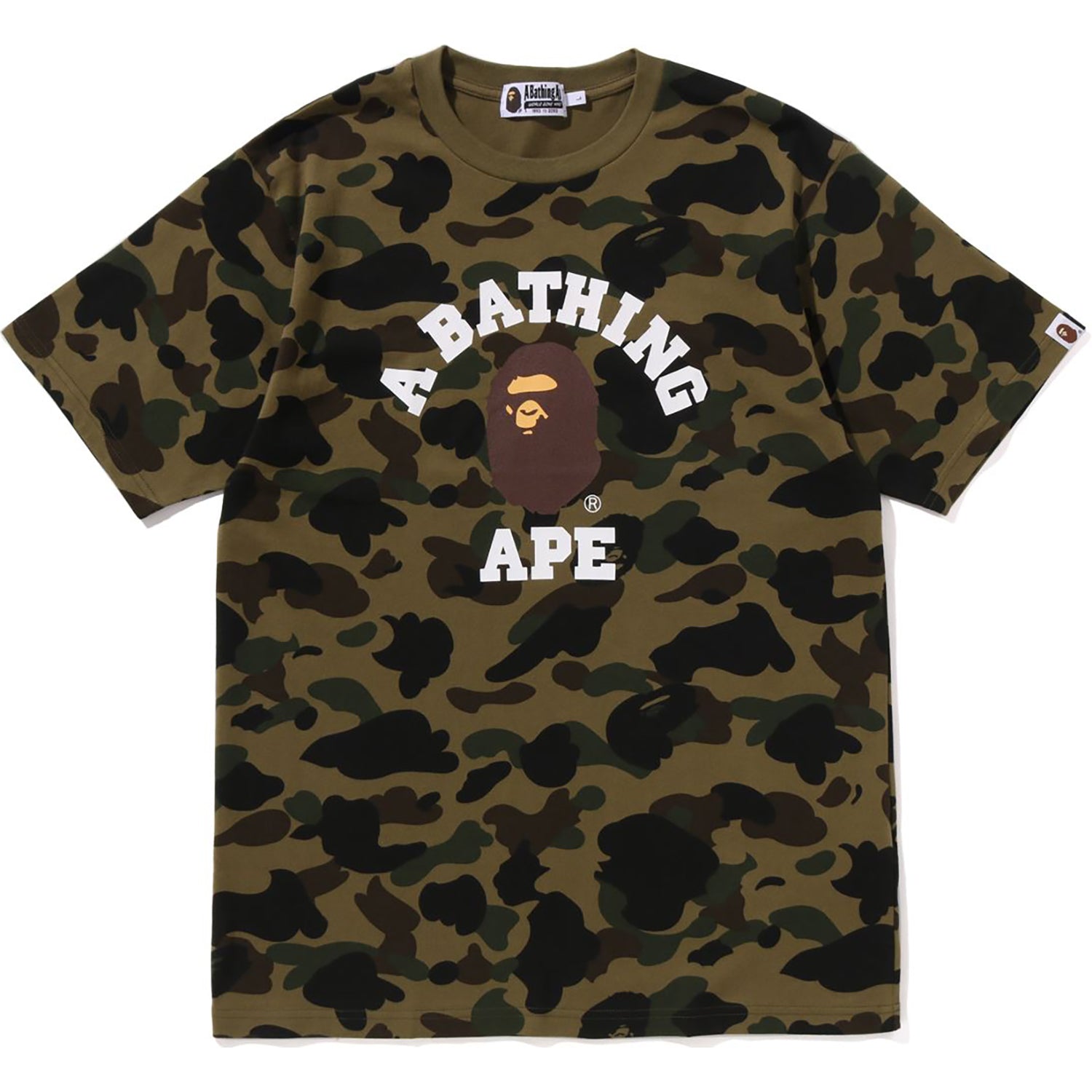 BAPE 1ST CAMO COLLEGE TEE MENS