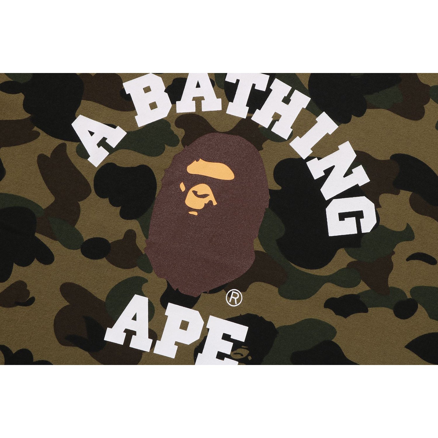 BAPE 1ST CAMO COLLEGE TEE MENS