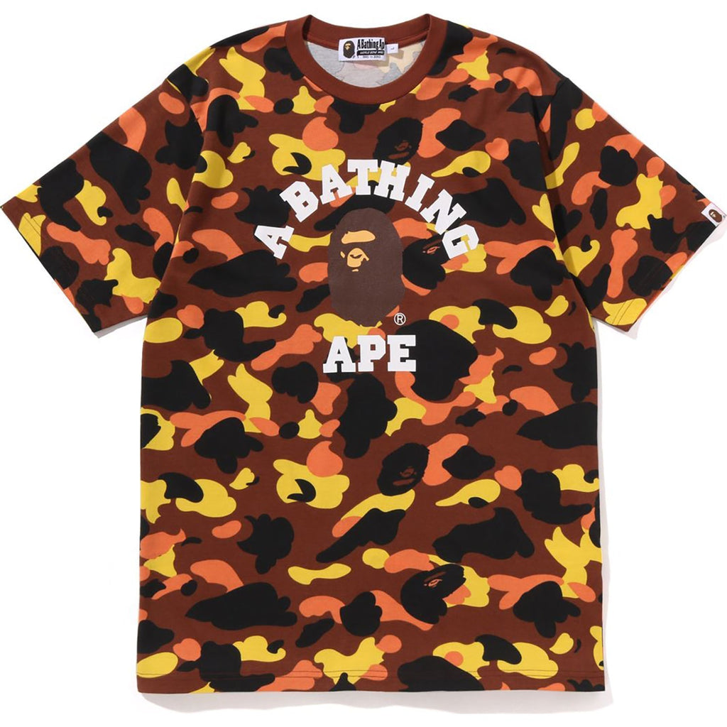 BAPE 1ST CAMO COLLEGE TEE MENS