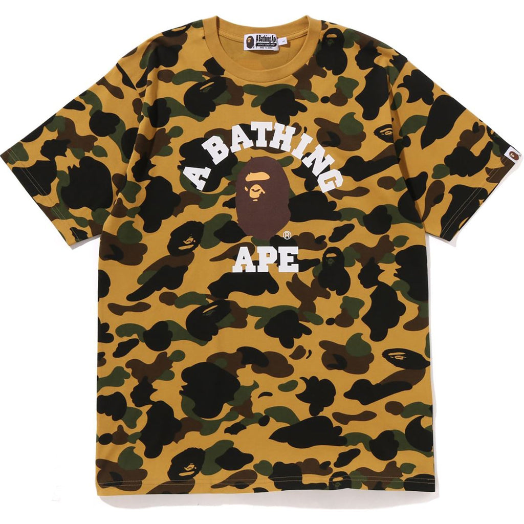BAPE 1ST CAMO COLLEGE TEE MENS