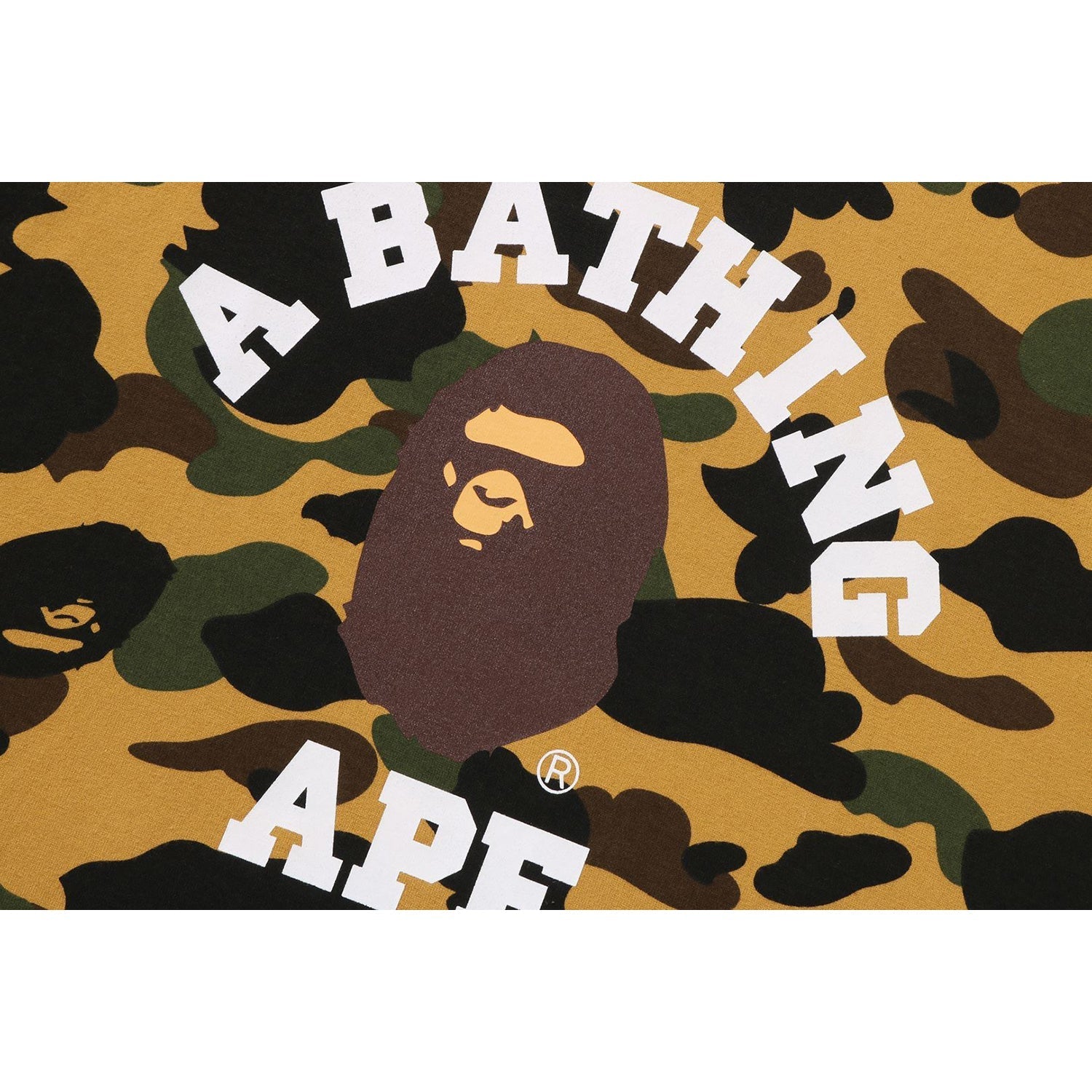 BAPE 1ST CAMO COLLEGE TEE MENS