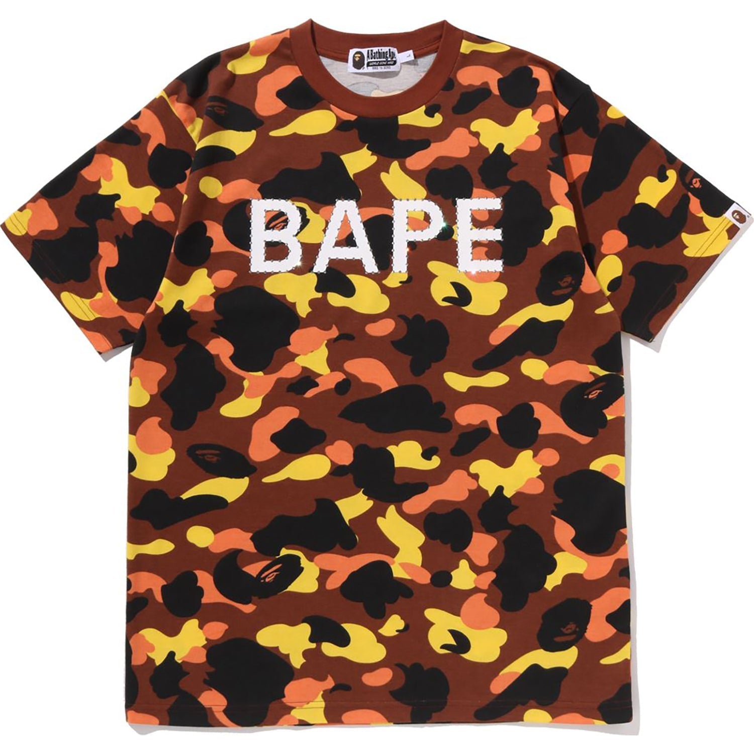 BAPE 1ST CAMO RHINESTONE TEE MENS