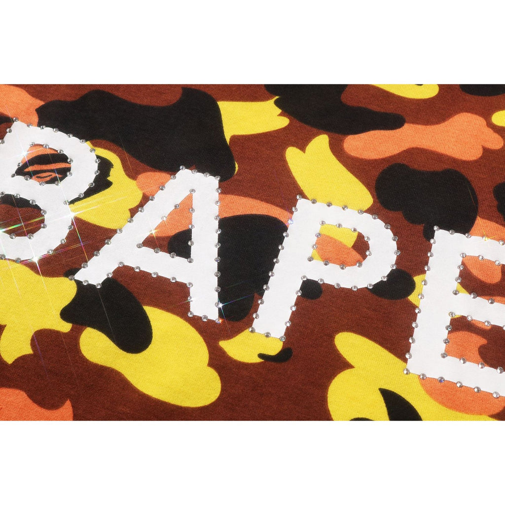 BAPE 1ST CAMO RHINESTONE TEE MENS