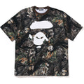 BAPE TREE EDGE CAMO APE FACE RELAXED FIT TEE MENS