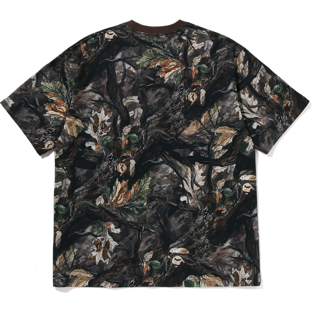 BAPE TREE EDGE CAMO APE FACE RELAXED FIT TEE MENS