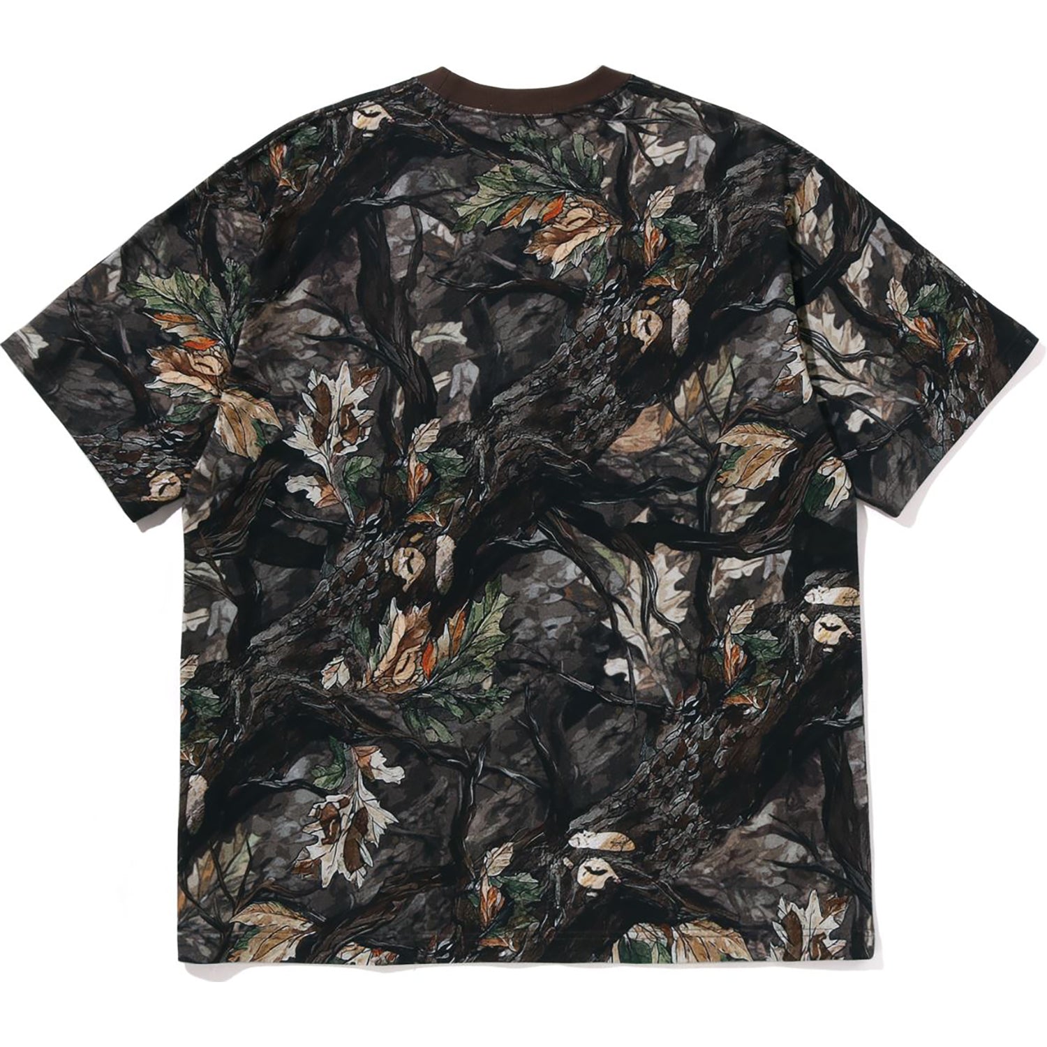 BAPE TREE EDGE CAMO APE FACE RELAXED FIT TEE MENS
