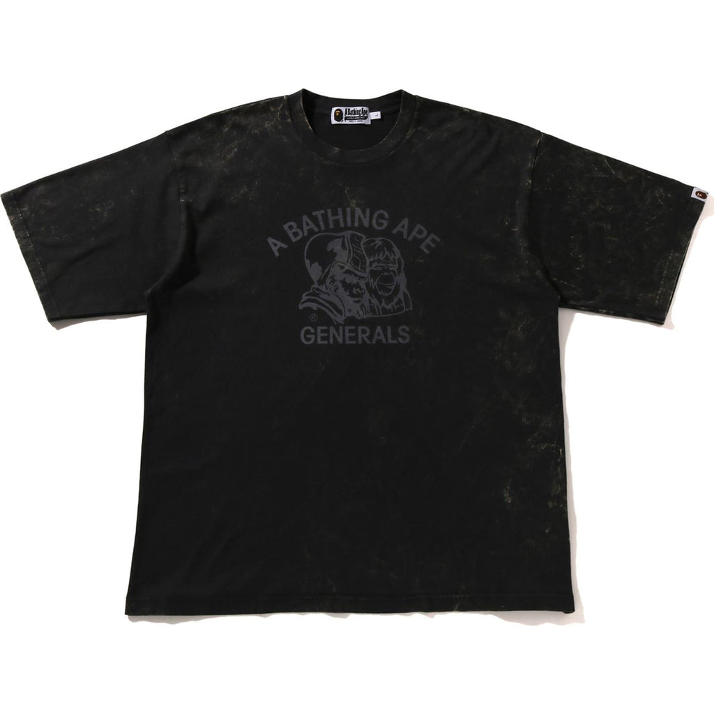 BAPE UNEVEN DYE GENERALS RELAXED FIT TEE MENS