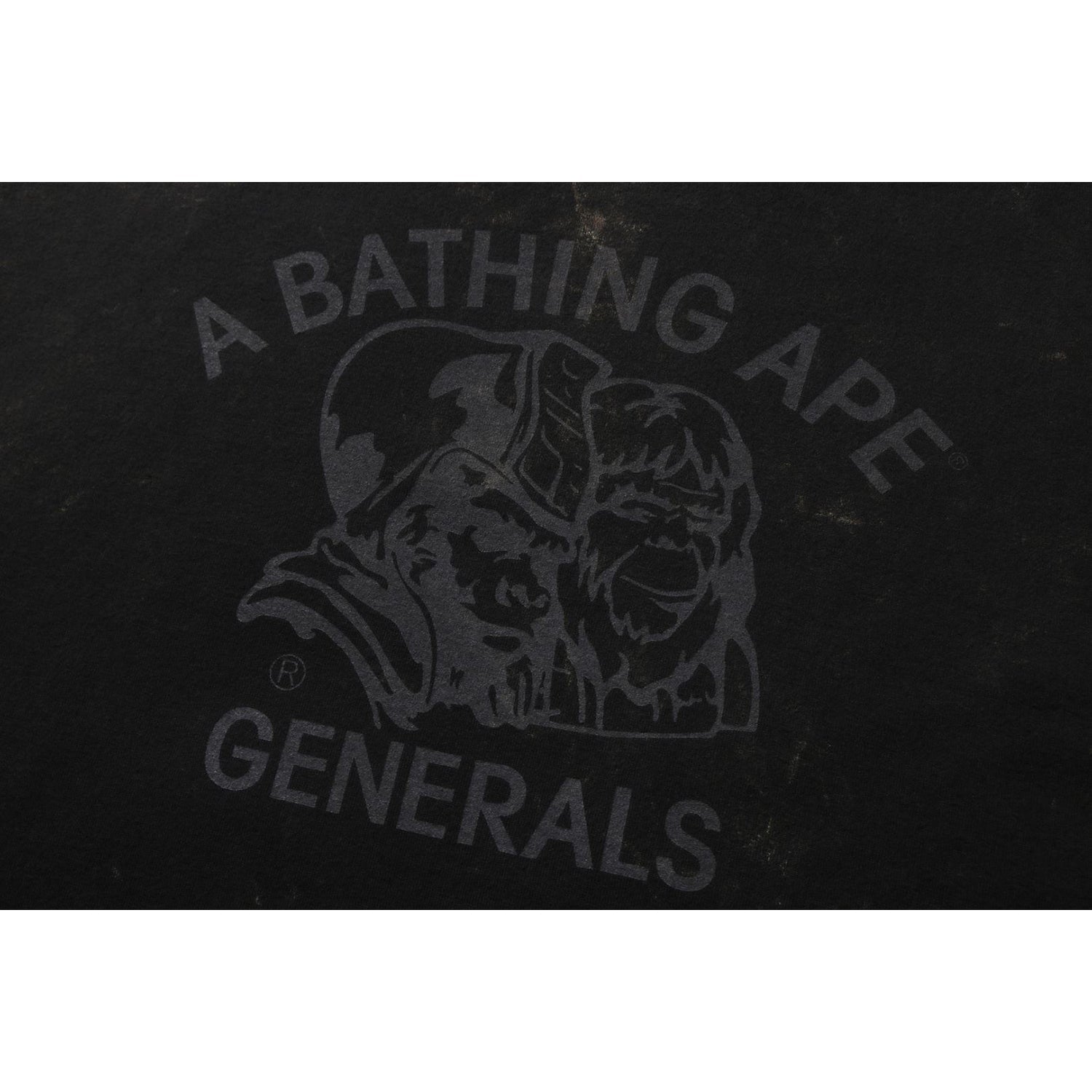 BAPE UNEVEN DYE GENERALS RELAXED FIT TEE MENS