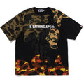 BAPE 1ST CAMO UPCYCLED LOGO RELAXED FIT TEE MENS