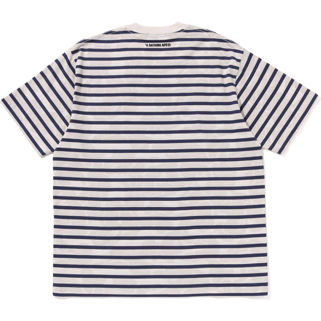 BAPE SOLID CAMO STRIPE ONE POINT RELAXED FIT TEE MENS
