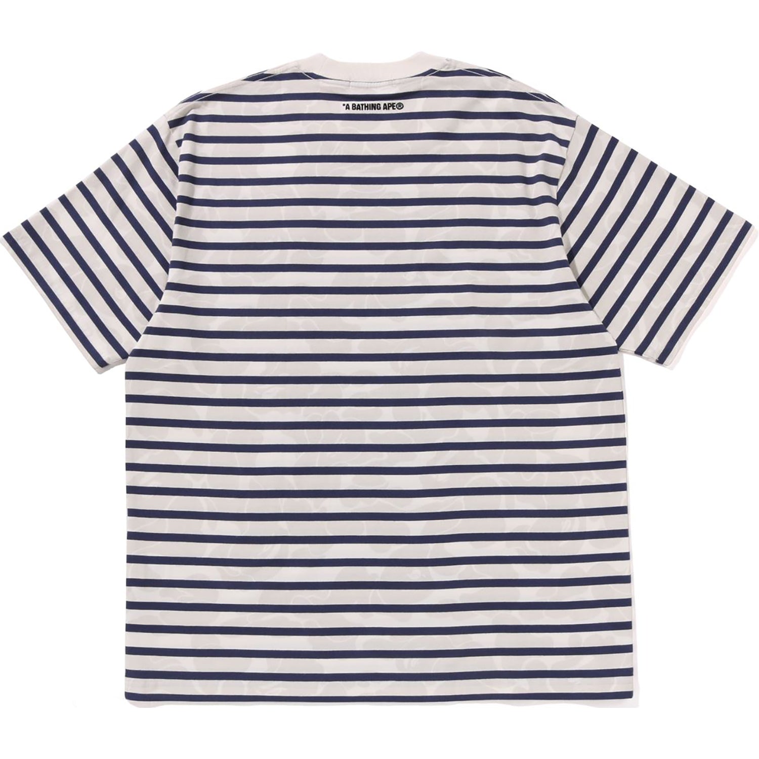 BAPE SOLID CAMO STRIPE ONE POINT RELAXED FIT TEE MENS