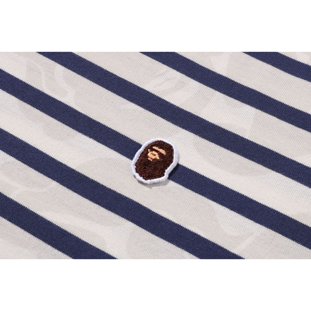 BAPE SOLID CAMO STRIPE ONE POINT RELAXED FIT TEE MENS