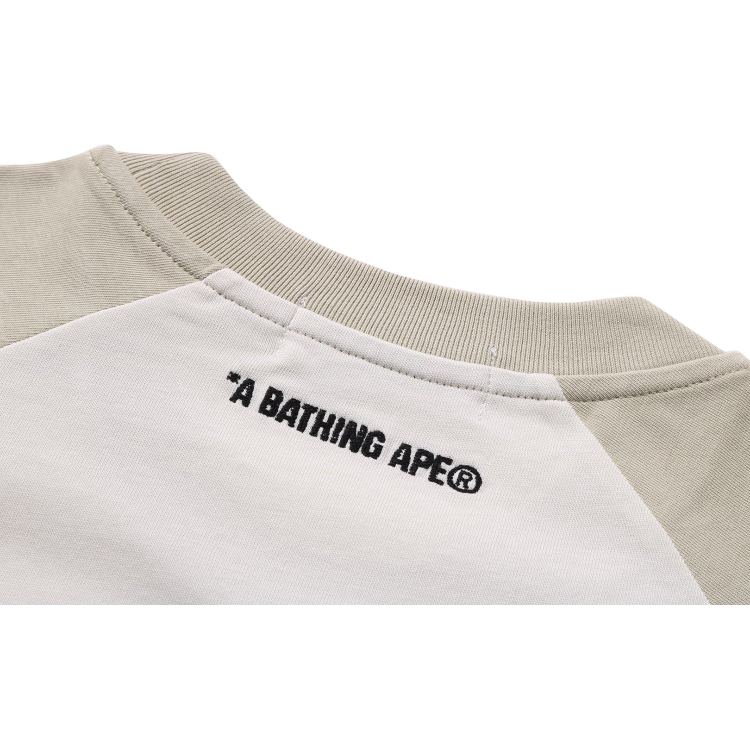 BAPE ONE POINT RELAXED FIT RAGLAN TEE MENS