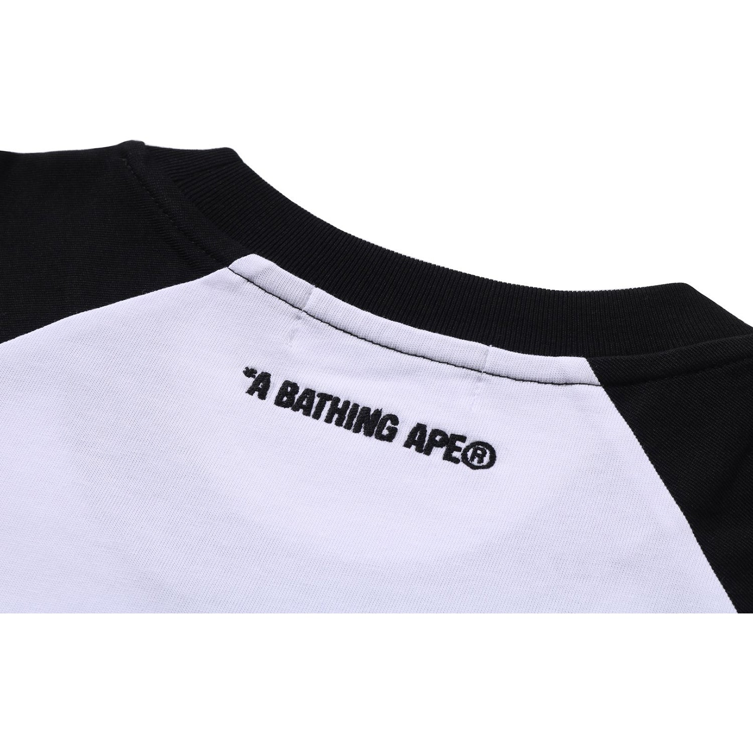 BAPE ONE POINT RELAXED FIT RAGLAN TEE MENS