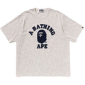 BAPE WASHED CLOUD CAMO COLLEGE RELAXED FIT TEE MENS
