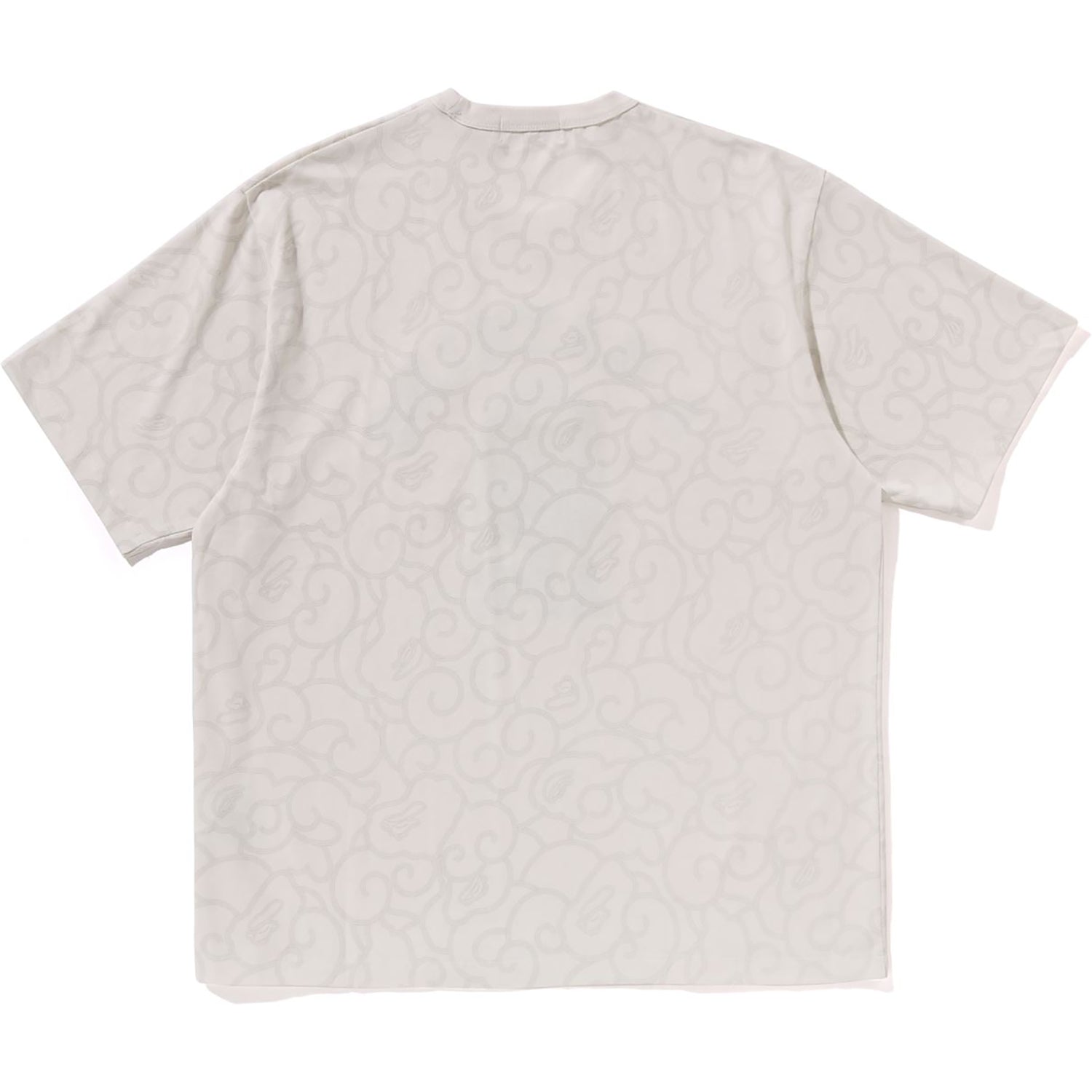 BAPE WASHED CLOUD CAMO COLLEGE RELAXED FIT TEE MENS