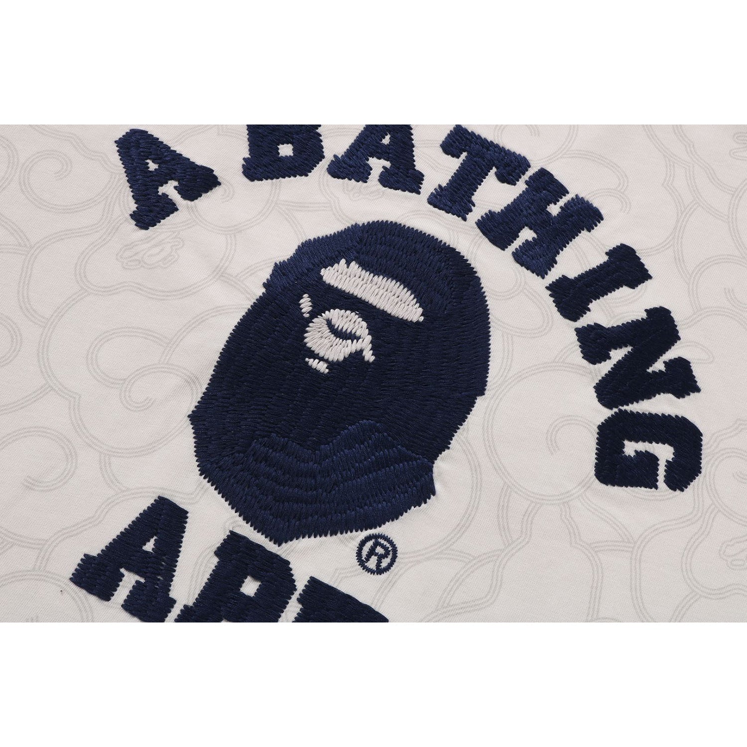 BAPE WASHED CLOUD CAMO COLLEGE RELAXED FIT TEE MENS
