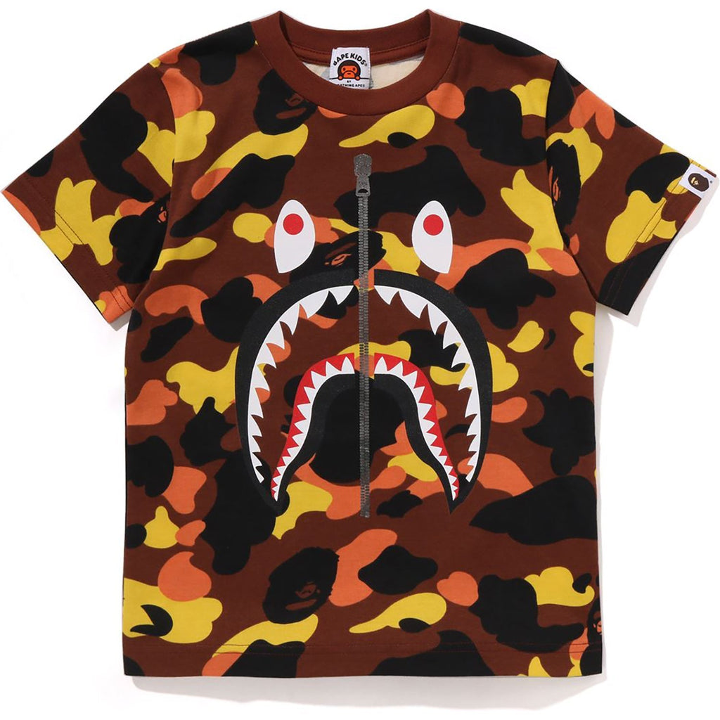 BAPE 1ST CAMO SHARK TEE KIDS