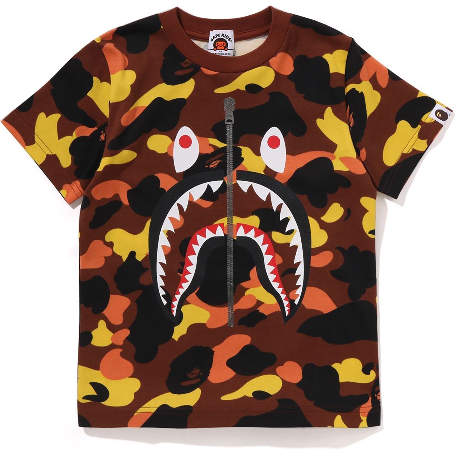 BAPE 1ST CAMO SHARK TEE KIDS