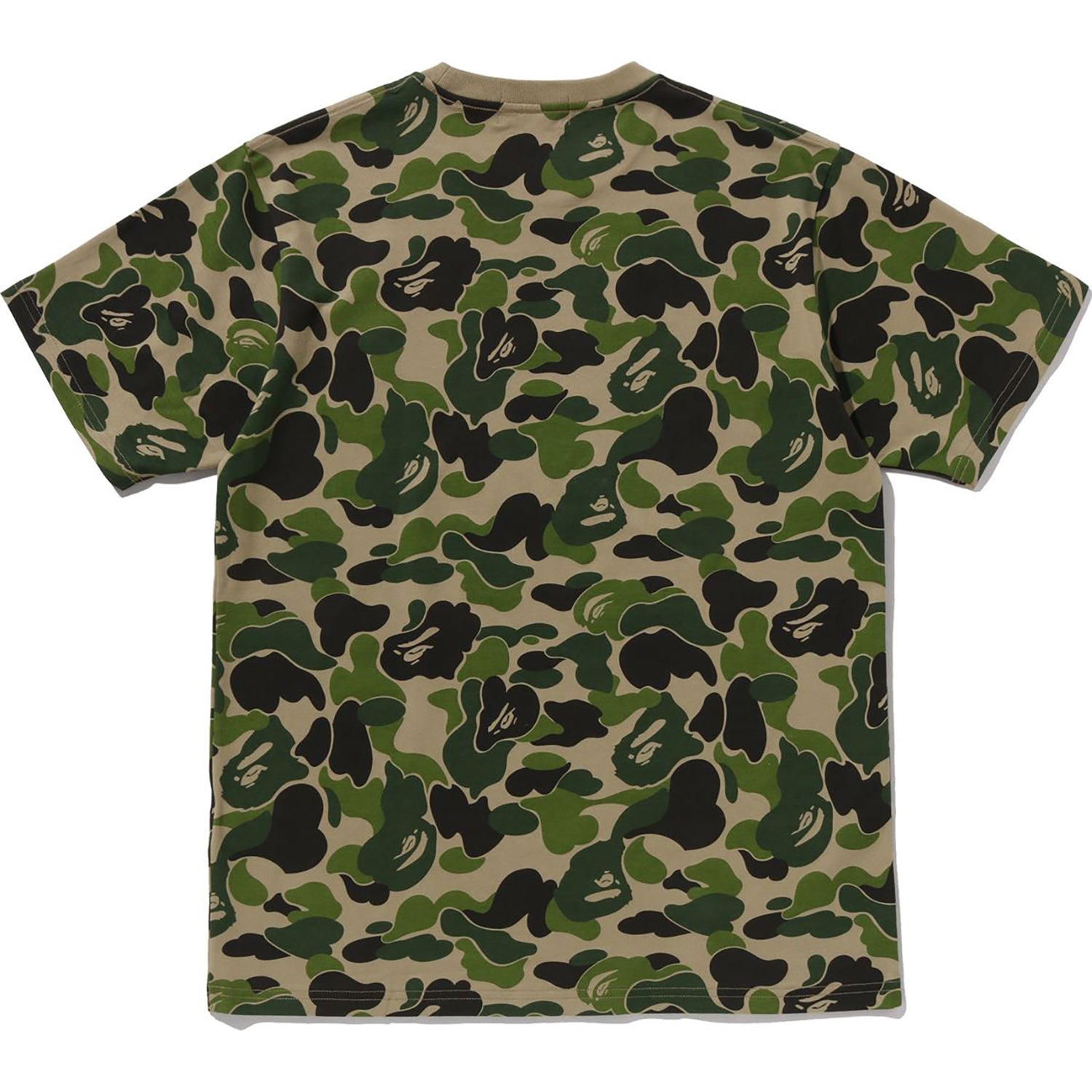 BAPE ABC CAMO COLLEGE TEE MENS