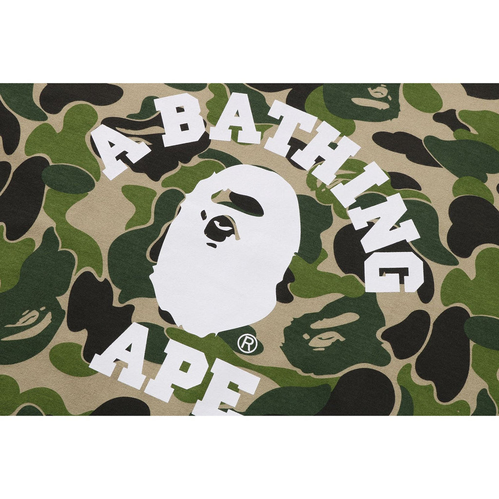 BAPE ABC CAMO COLLEGE TEE MENS