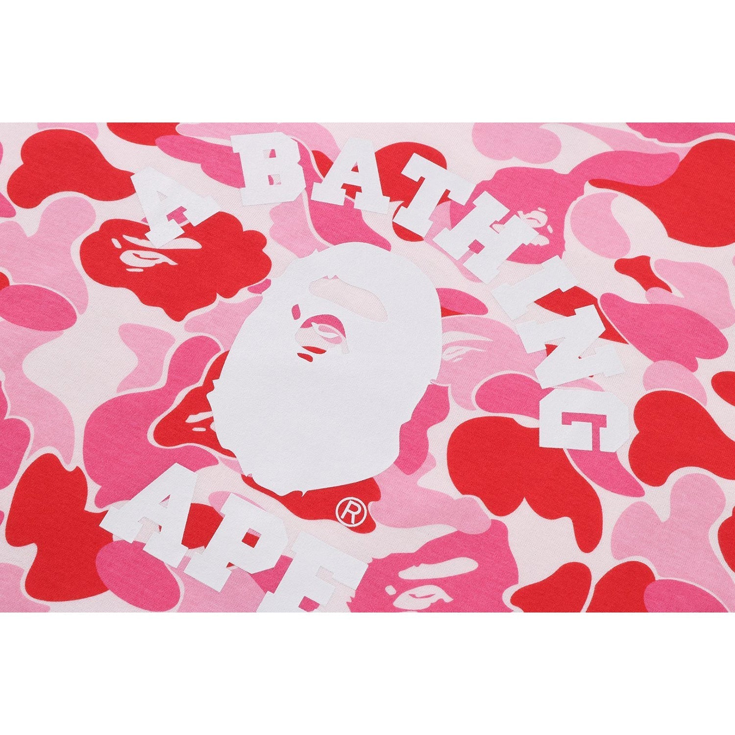 BAPE ABC CAMO COLLEGE TEE MENS