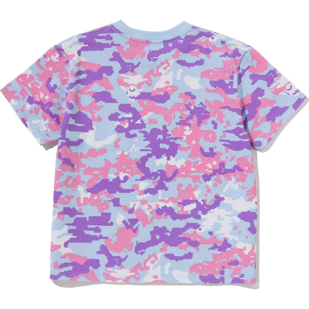 BAPE MULTI PIXEL CAMO COLLEGE MINI TEE LADIES