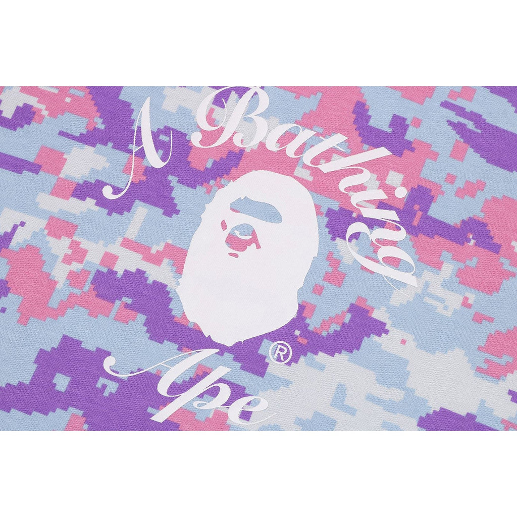BAPE MULTI PIXEL CAMO COLLEGE MINI TEE LADIES
